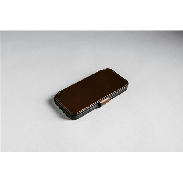 Nomad Modern Leather Folio (Horween) MagSafe kožené pouzdro iPhone 17 Pro Rustic Brown - Pouzdra - Obrázek 9e9434bc06284a5b84467d31d2179dda