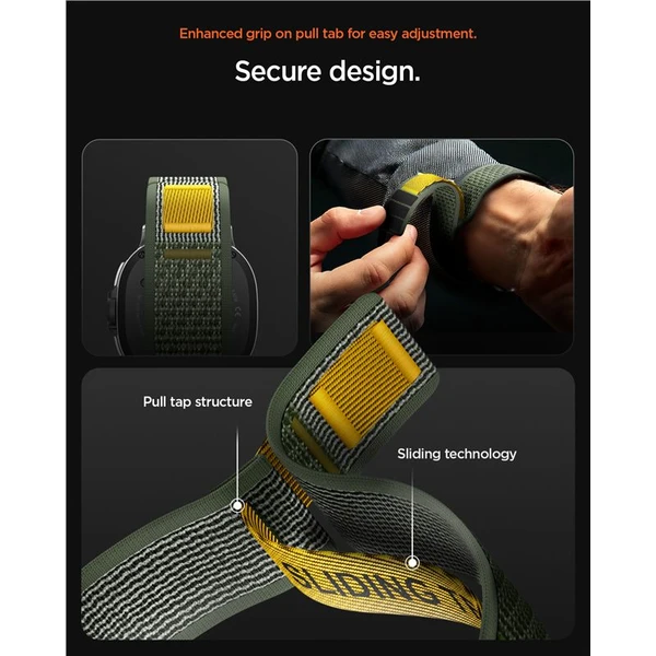 Spigen Athlex Air Band řemínek Samsung Galaxy Watch8 46/44/40mm zelený - Řemínky - Obrázek 9ea0f5d99bdf48238e530d230690d1ae