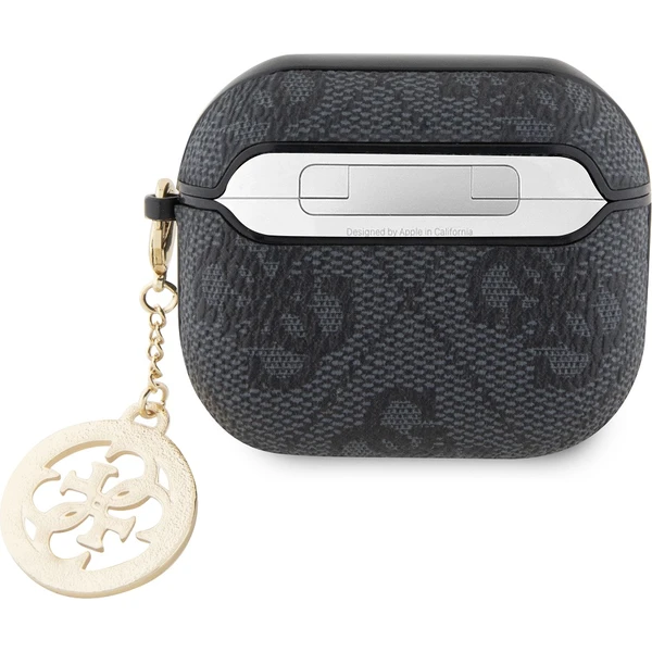 Guess 4G Script PC/PU Charm pouzdro pro AirPods 3 černé - Pouzdra - Obrázek 9eae1a3765d6466c9db8b49c0ee07e13