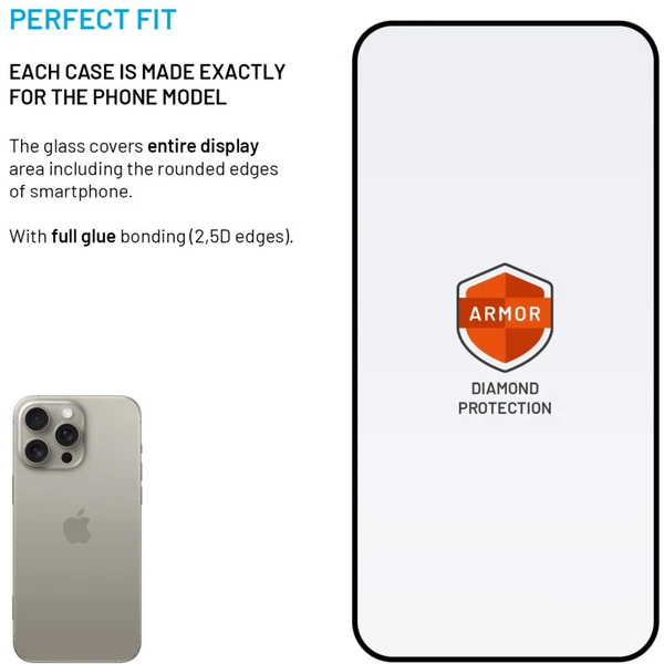 FIXED Armor 2,5D sklo s Anti-dust a AR vrstvou Apple iPhone 16 Pro Max - Ochranné folie a skla - Obrázek 9ebcfc8fb9e0478f8e76217fdc9f95c1