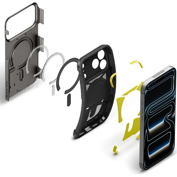 Spigen Tough Armor T MagSafe kryt iPhone 18 Pro Max/17 Pro Max gunmetal - Pouzdra - Obrázek 9ed9e1c129ae4fb7b630c06bde0262e6