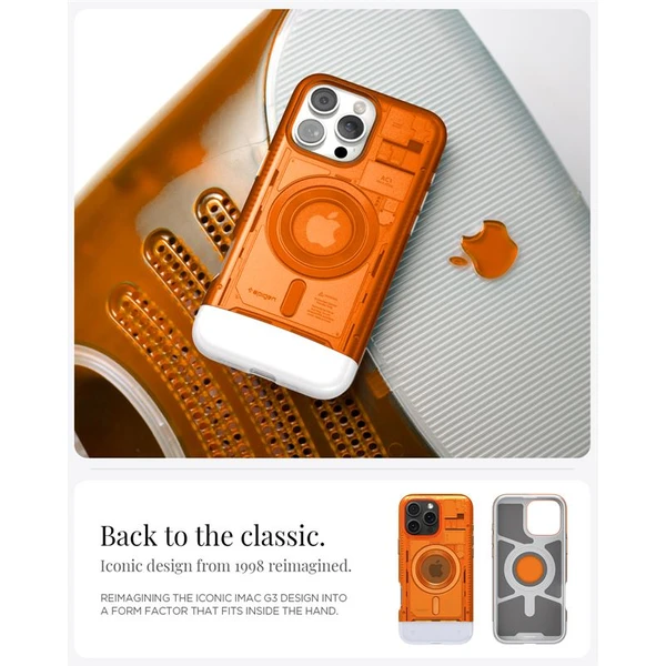 Spigen Classic C1 MagSafe kryt iPhone 16 Pro Max tangerine - Pouzdra - Obrázek 9edc43bc062c41bf82df0f3573b7e2a7