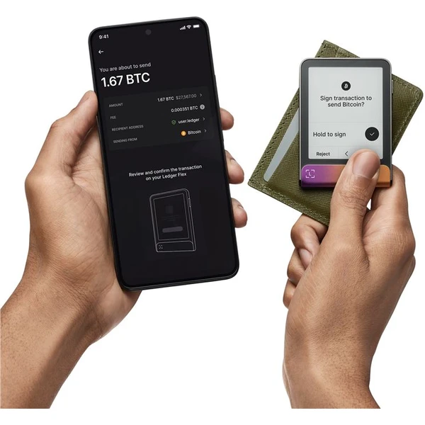 Ledger Flex krypto peněženka (iOS/Android/MacOS/Windows/Linux) Ferro Fuchsia - Krypto peněženky - Obrázek 9eebec4b377f4a90ba5d98fbdfee703a