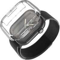 FIXED Pure Watch poudzro s temperovaným sklem Apple Watch Series 10 (42 mm) čiré - Pouzdra