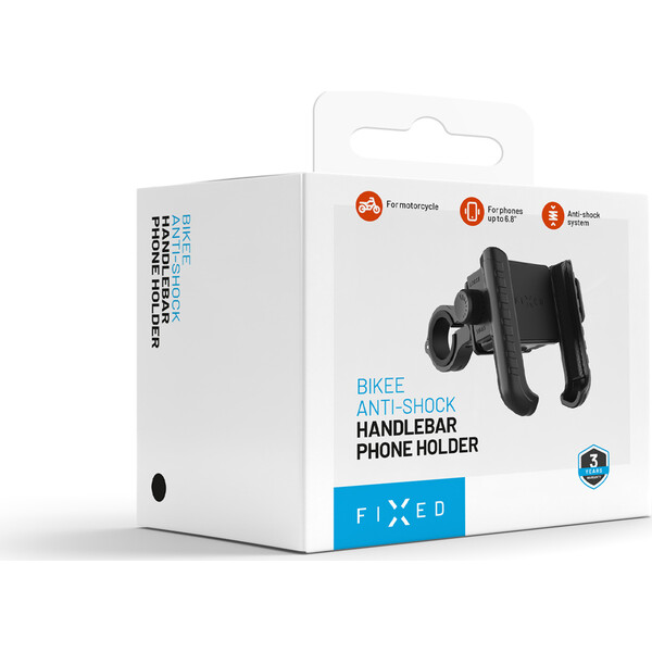 FIXED Bikee Anti-Shock univerzální držák na motorku a kolo černý - Držáky - Obrázek 9f1e86b568534bdb8f4c78139d5e1d9b