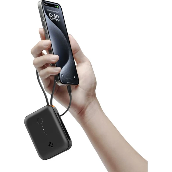 Spigen Essential powerbanka s kabelem 10000 mAh (30W) černá (EA3010BT) - Powerbanky - Obrázek 9f26209dd5d84b8fa46ddea09531c2fc