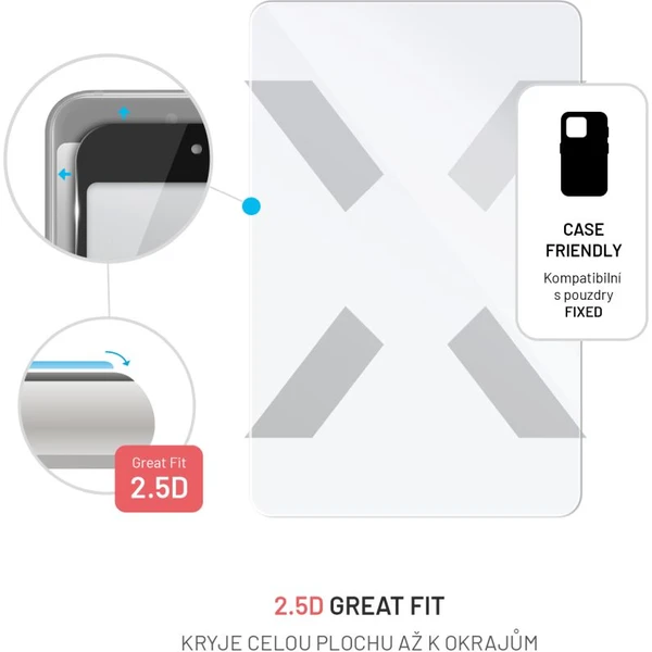 FIXED 2,5D tvrzené sklo Samsung Galaxy Tab Tab S9+/S9 FE+/S10+ čiré - Ochranné folie a skla - Obrázek 9f3e9f7489674c5c9a4b83999ff73628