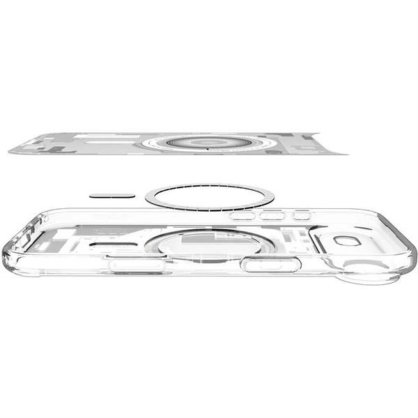 Spigen Ultra Hybrid MagSafe kryt iPhone Air zero one white - Pouzdra - Obrázek 9f552186f7094ecab5f59079da9c189b