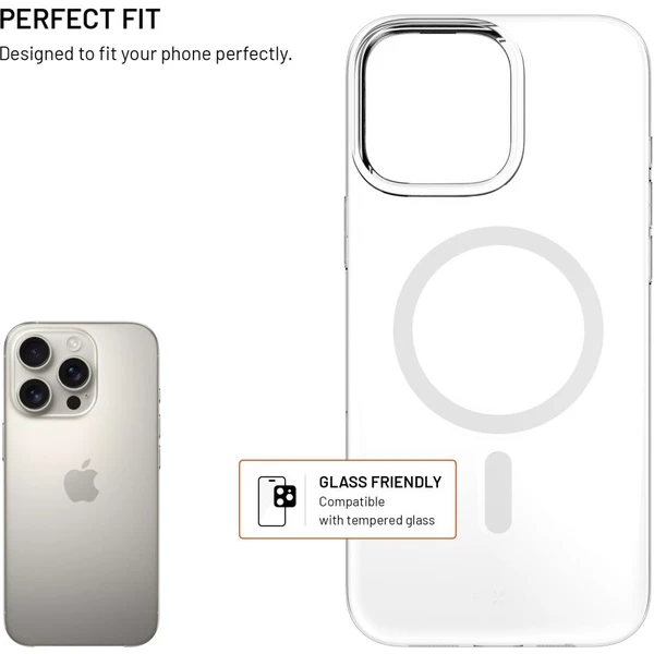 FIXED MagShell ultratenký kryt s MagSafe Apple iPhone 16 Pro čirý - Pouzdra - Obrázek 9f770a71148b4316ac9012d4d065ca08