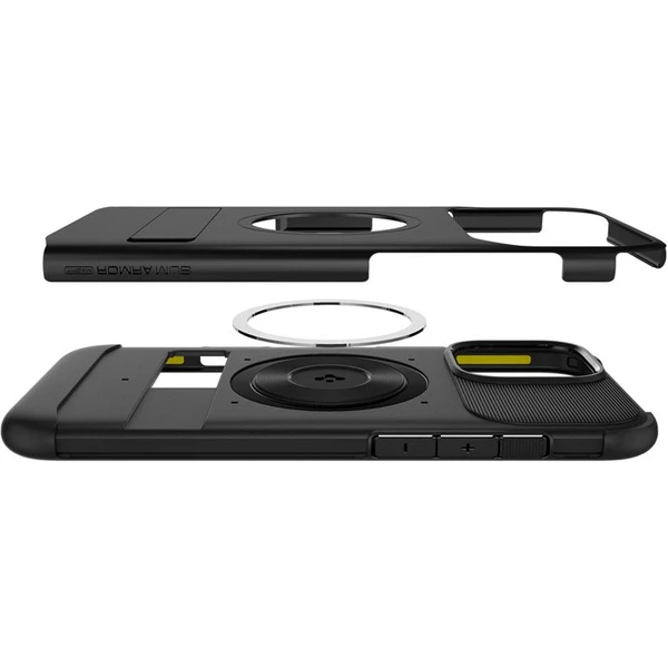 Spigen Slim Armor MagSafe kryt iPhone 16 Pro black - Pouzdra - Obrázek 9f7c2ef23e674a909b3d7506cad95149