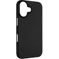 FIXED Story silikonový kryt Apple iPhone 16 černý - Pouzdra