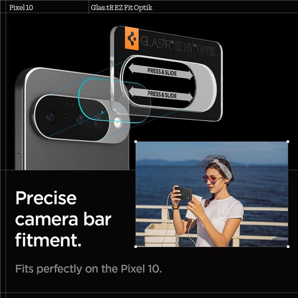 Spigen Glass tR EZ Fit Optik 2 Pack tvrzené sklo na fotoapará Google Pixel 10 čiré - Ochranné folie a skla - Obrázek 9f979e1a533143f19c22ff780ffefa39