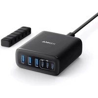 Anker nabíjecí stanice 112W 3xUSB-C, 3xUSB černá - Nabíječky