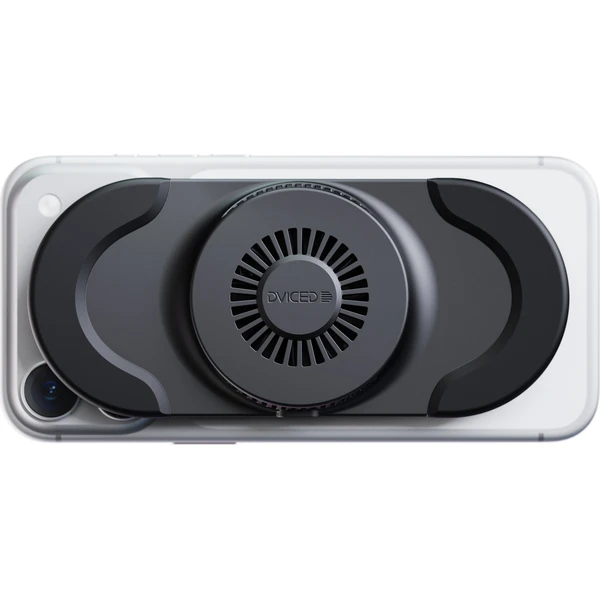 Dviced AERON GRIP Gaming Qi2.2/MagSafe nabíjecí herní držák s aktivním chlazením černý - Nabíječky - Obrázek 9fb9e2b367e248fd9809b24dbccf970a