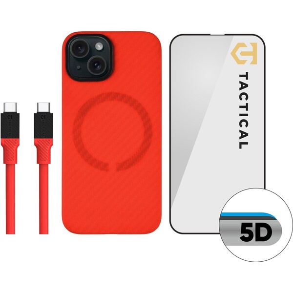 Tactical Red Limited Edition Combo pro Apple iPhone 15 červené