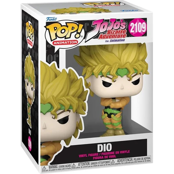 Funko POP! #2109 Animation: JoJo's Bizarre Adventure - Dio - Funko POP! - Obrázek A0JM000K01