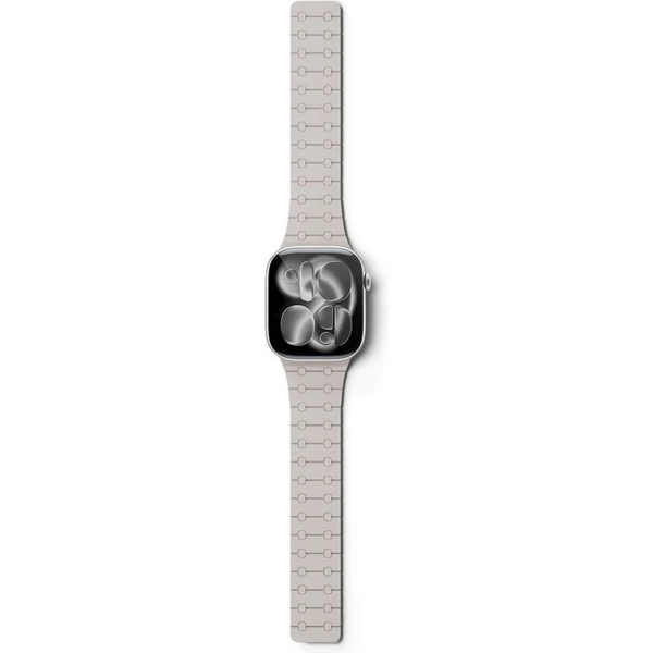 Epico Magnetic+ silikonový řemínek pro Apple Watch 42/41/40/38mm hvězdně bílý - Řemínky - Obrázek A0SJ000K01