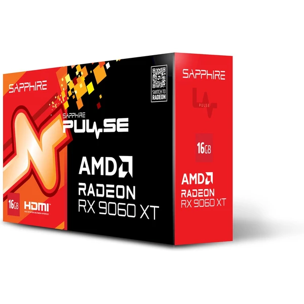 Sapphire PULSE AMD Radeon RX 9060 XT GAMING OC 16GB - Grafické karty - Obrázek A11H000N01