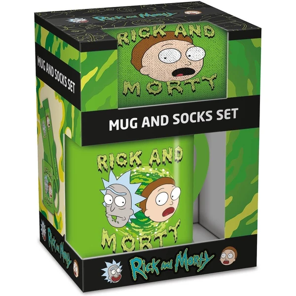 Dárkový set pánský Rick & Morty (hrnek a ponožky) - Dárkové sety - Obrázek A14E000J01