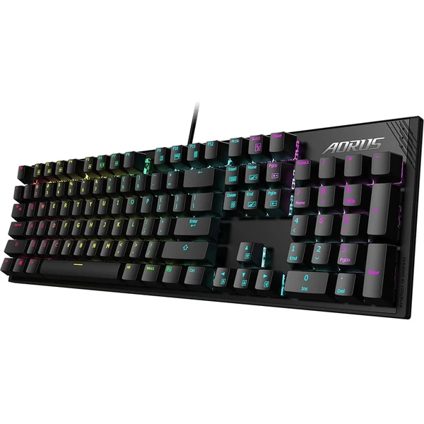 AORUS K1 herní mechanická klávesnice US černá - Klávesnice - Obrázek A18A000K01
