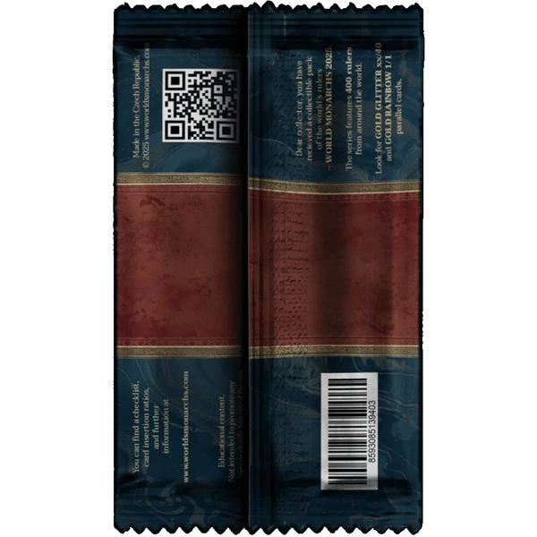 Sběratelské karty 2025 World's Monarchs - Series 1 booster - Sběratelské karty a nálepky - Obrázek A1KL000K01