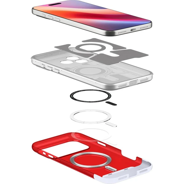 Spigen Classic C1 MagSafe kryt iPhone 17 Pro Max ruby - Pouzdra - Obrázek A1PH000K01