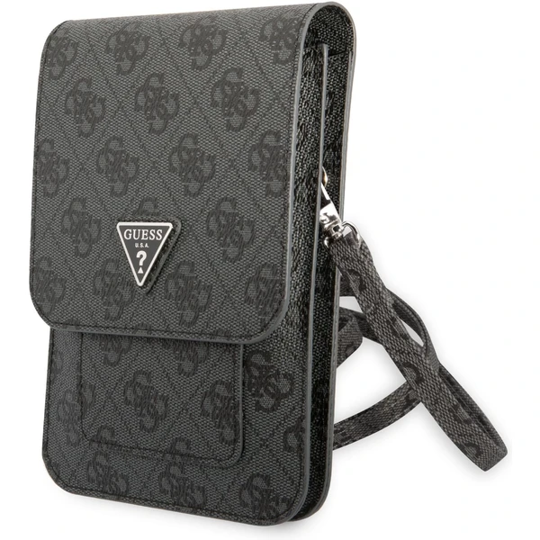 Guess PU 4G Triangle Logo Phone Bag černý - Pouzdra - Hlavní obrázek