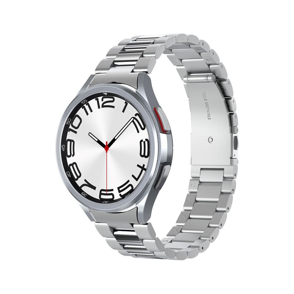Spigen Modern Fit 316L Band řemínek Samsung Galaxy Watch6 Classic 47mm stříbrný
