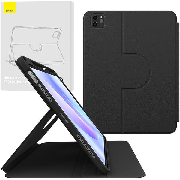 Baseus Minimalist Series magnetický kryt na Apple iPad Pro 11/iPad Air4/Air5 10.9'' černá ARJS040901 Černá
