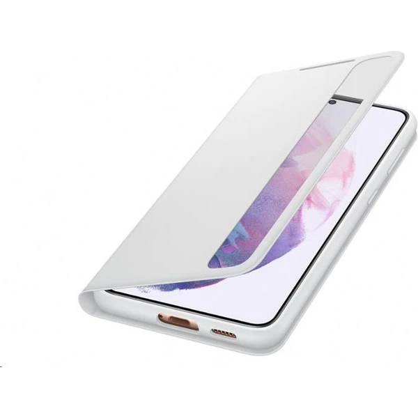 Samsung Clear View Cover Galaxy S21+ světle šedé - Pouzdra - Obrázek A24H100501