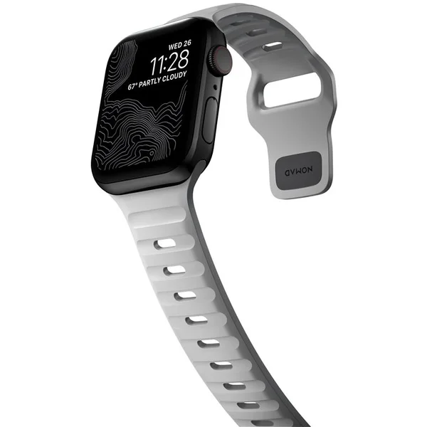 Nomad Sport Strap M/L řemínek pro Apple Watch Ultra 49/45/44/42 mm Lunar Gray - Řemínky - Obrázek A2DS000501