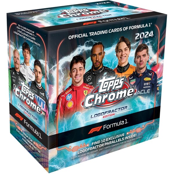 Karty Formula 1 Topps 2024 Chrome F1 Racing Logofractor Box