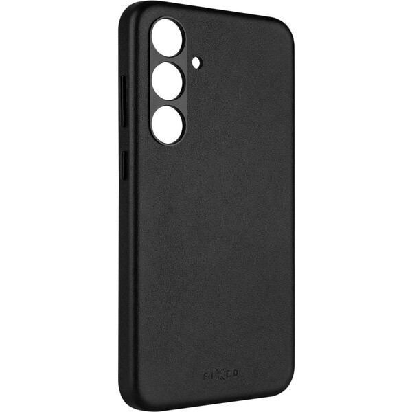 FIXED MagLeather kožený kryt s MagSafe Samsung Galaxy S24+ černý
