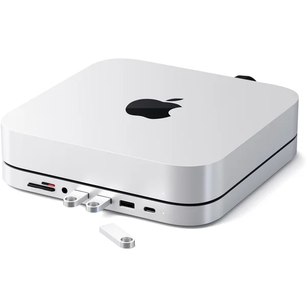 Satechi Aluminium Type-C Stand and Hub pro Mac mini stříbrný - USB huby - Obrázek A3CT000501