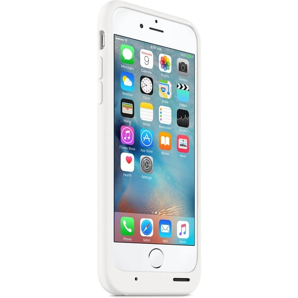 Apple iPhone 6/6S Smart Battery Case zadní kryt s baterií bílý - Pouzdra - Obrázek A3EF000101