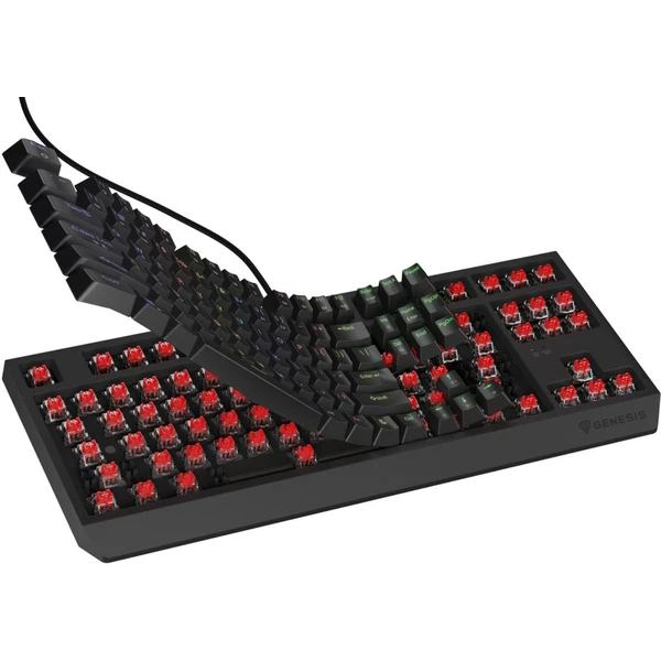 Genesis THOR 230 TKL RGB mechanická klávesnice černá Outemu Red - Klávesnice - Obrázek A3I5000O01