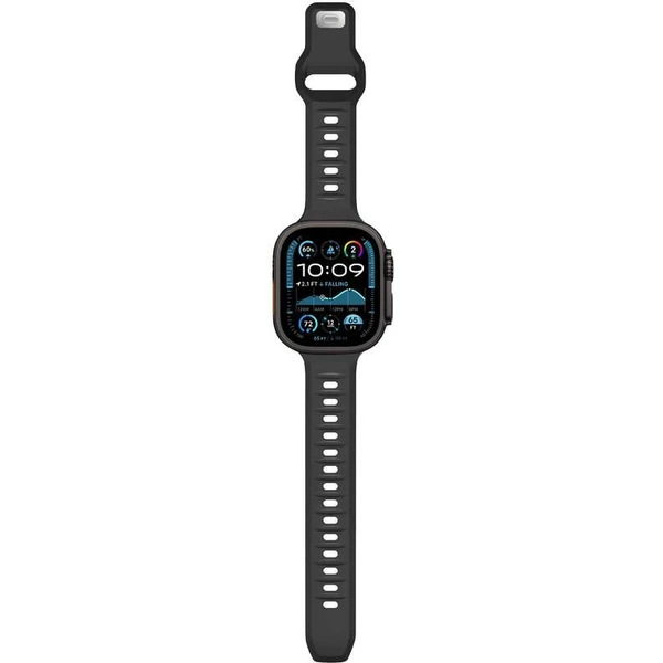 CubeNest Premium Silicon Band řemínek Apple Watch 42-49 mm černý - Řemínky - Obrázek A3UD000O01