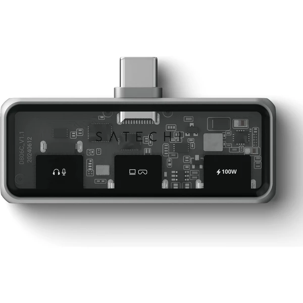 Satechi Mobile XR Hub s duálním USB-C a audio portem vesmírně šedý - USB huby - Obrázek A4BF000O01