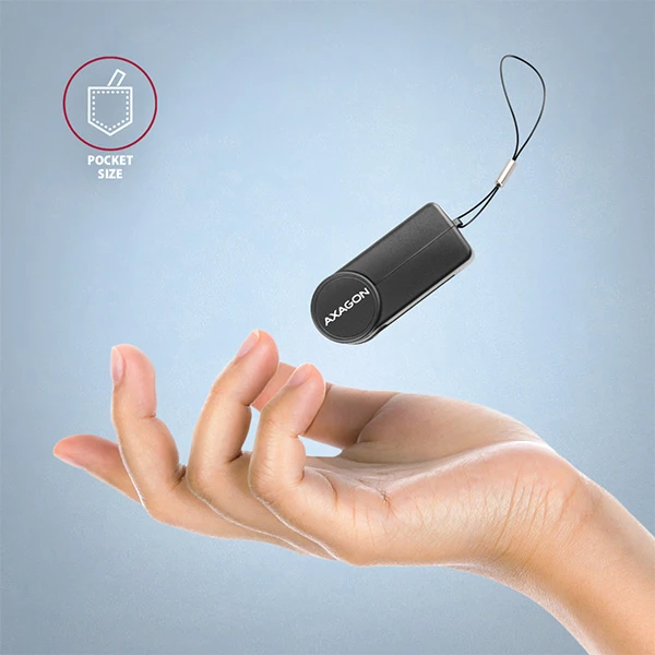 AXAGON CRE-SMPC USB-C PocketReader čtečka kontaktních karet Smart card - Čtečky paměťových karet - Obrázek A4N4000701