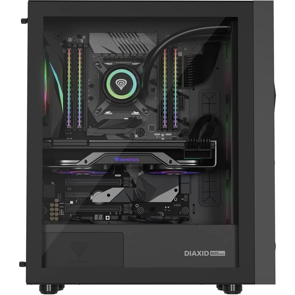 Genesis Diaxid 605 ARGB černá - Počítačové skříně - Obrázek A4P4000P01
