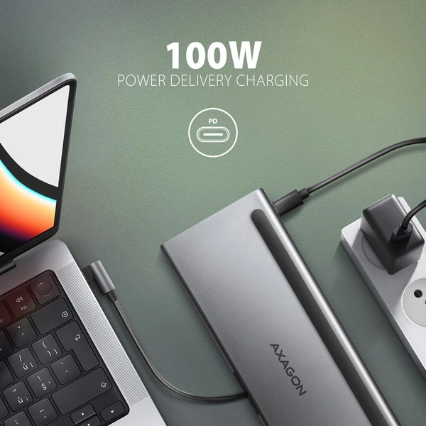 AXAGON HMC-4KX3 6v1 USB-C hub - Dokovací stanice - Obrázek A4W3000L01
