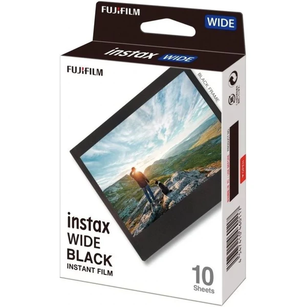 Fujifilm Instax Wide Black film (10 ks) - Filmy pro instantní fotoaparáty - Obrázek A4Z6000O01