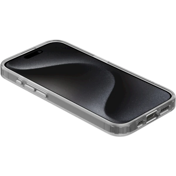 Belkin SheerForce Protect MagSafe compatible iPhone Air Hoesje, Dun, Krasbestendig, Antimicrobieel - Magnetisch Beschermhoesje, Transparant, Schokbestendig Beschermend iPhone Hoesje - Blauw