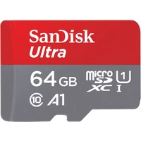 SanDisk MicroSDXC karta 64GB Ultra + adaptér - Paměťové karty