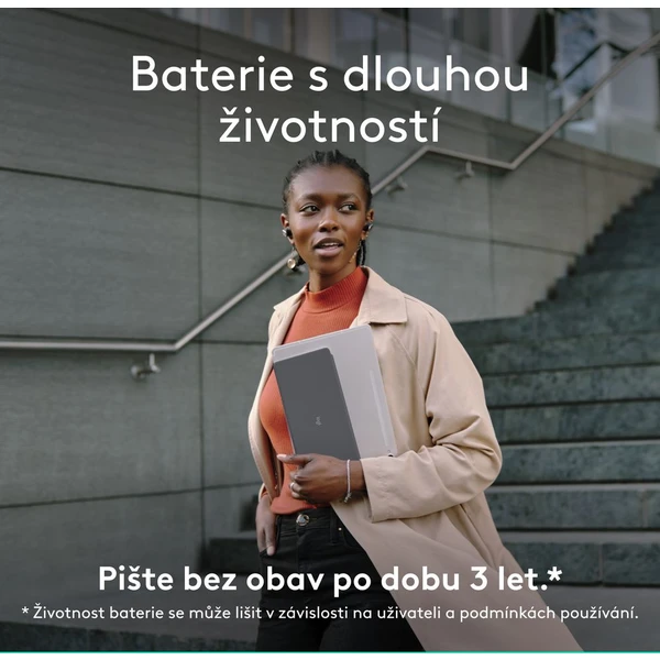 Logitech Keys to go 2 bezdrátová US klávesnice grafitová - Klávesnice - Obrázek A545000J01