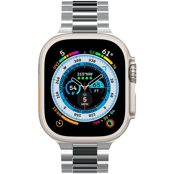 Spigen Modern Fit 316L řemínek Apple Watch 49/45/44/42mm stříbrný - Řemínky - Obrázek A5D5000L01
