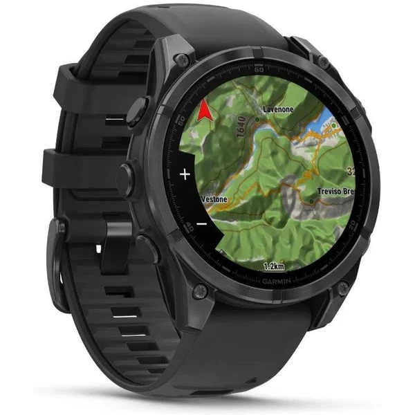 Garmin Fenix 8 AMOLED 47mm šedý/černý pásek - Chytré hodinky - Obrázek A5J7000P01