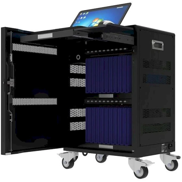 Port Connect 20 tabletů + 1 notebook nabíjecí úložiště černý - Nabíječky - Hlavní obrázek