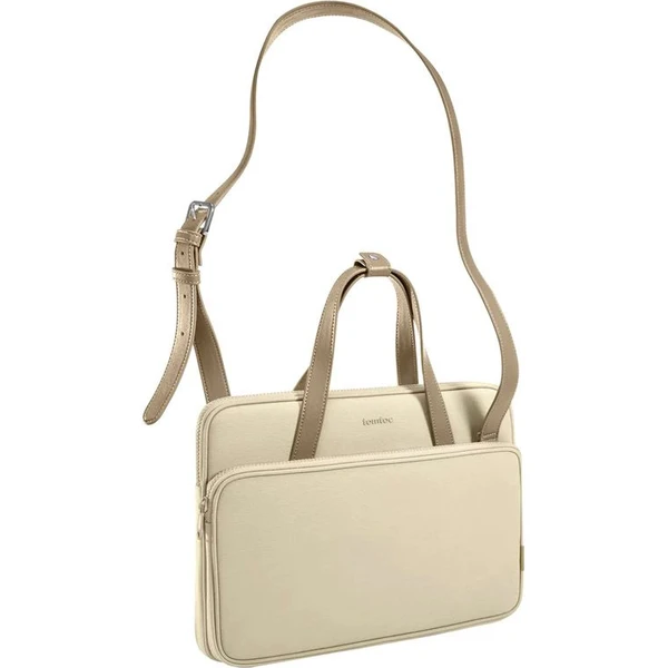 tomtoc Shoulder Bag 14" a 13" MacBook Pro / Air khaki - Brašny - Obrázek A5W0000601