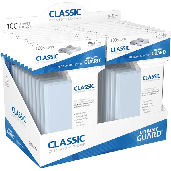 Ultimate Guard Classic Sleeves obaly na karty 100ks čiré (66 x 93 mm) - Obaly na karty - Obrázek A5YB000N01